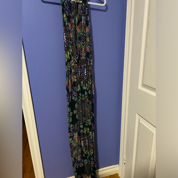 Aztec Print Halter Neck Midi Dress - Picture 2 of 2